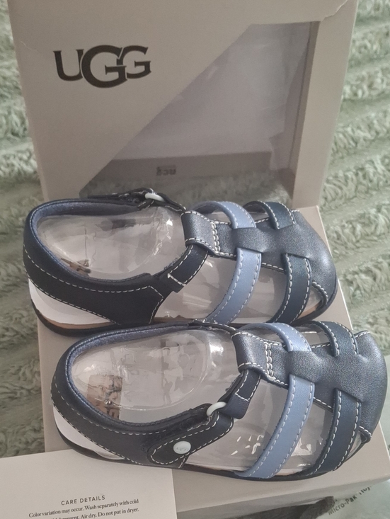 UGG Other - UGG Kids Navy and Light Blue Strappy Sandals